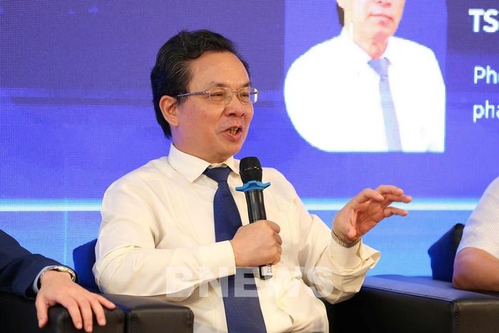 Phó Chủ tịch Hội Khoa học Kinh tế Việt Nam Hoàng Văn Cường. Ảnh: Diệp Anh/Bnews/vnanet.vn