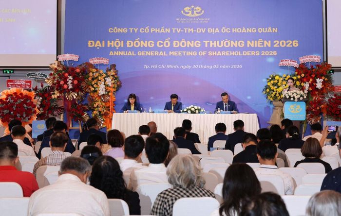 Sau nhiều năm chưa đạt kỳ vọng về kế hoạch kinh doanh, Địa ốc Hoàng Quân đạt mức lợi nhuận vượt mục tiêu trong năm 2025 và đặt mục tiêu tăng trưởng cao cho giai đoạn tới. Ảnh: HQC