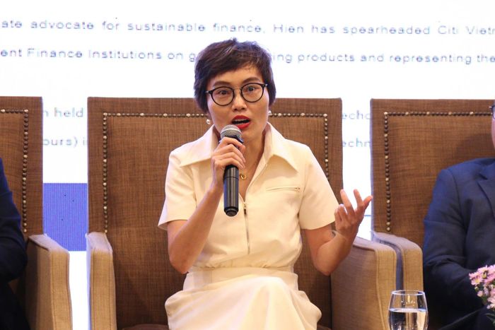 Bà Võ Thị Thu Hiền, Giám đốc quốc gia về công nghệ và truyền thông, Citibank Việt Nam. Ảnh: Xuân Ngọc