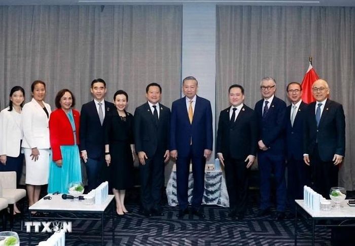 Tiếp Chủ tịch điều hành Tập đoàn TCC (Thái Lan), Tổng Bí thư, Chủ tịch nước Tô Lâm khuyến khích Tập đoàn tiếp tục đầu tư, phát triển hoạt động kinh doanh tại Việt Nam theo hướng nâng cao năng lực quản trị, thúc đẩy ứng dụng khoa học, công nghệ và đổi mới sáng tạo. Ảnh: TTXVN
