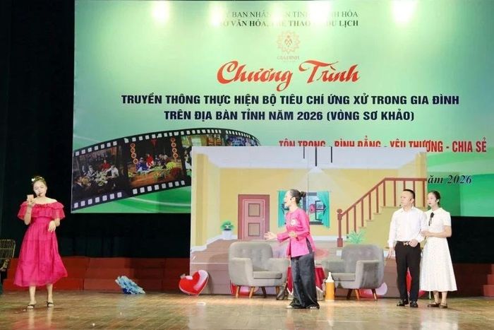 Phần thi năng khiếu tại hội thi.