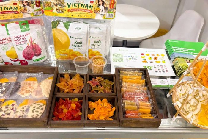 Nhiều sản phẩm trái cây sấy Việt Nam được giới thiệu tại THAIFEX - Anuga Asia 2026.