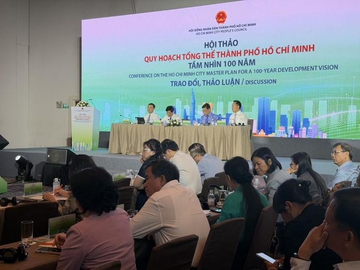 Quang cảnh hội thảo "Quy hoạch tổng thể TP.Hồ Chí Minh tầm nhìn 100 năm".