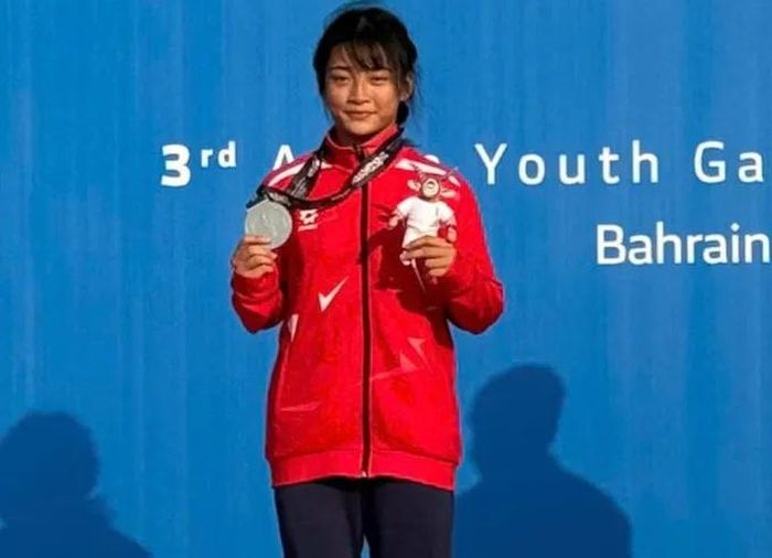 Bùi Ngọc Thảo Thơm từng có huy chương tại Đại hội thể thao trẻ châu Á 2025 và bây giờ tiếp tục có HCV tại giải vật bãi biển trẻ U17 châu Á 2026. Ảnh: MINH MINH