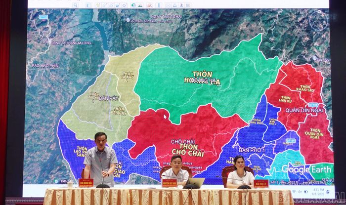 Lãnh đạo xã Bắc Hà chủ trì hội nghị.