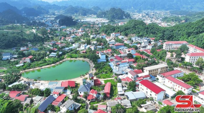 Trung tâm phường Mộc Sơn, tỉnh Sơn La. Ảnh: Báo Sơn La