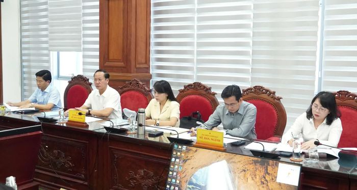 Đại biểu tham dự buổi làm việc - Ảnh: Q.V