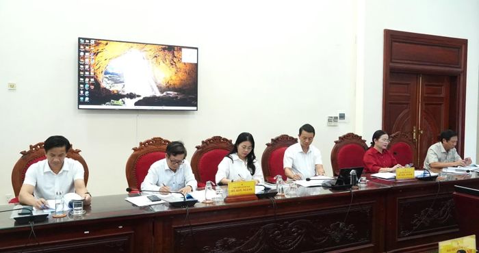 Đại biểu tham dự buổi làm việc - Ảnh: Q.V