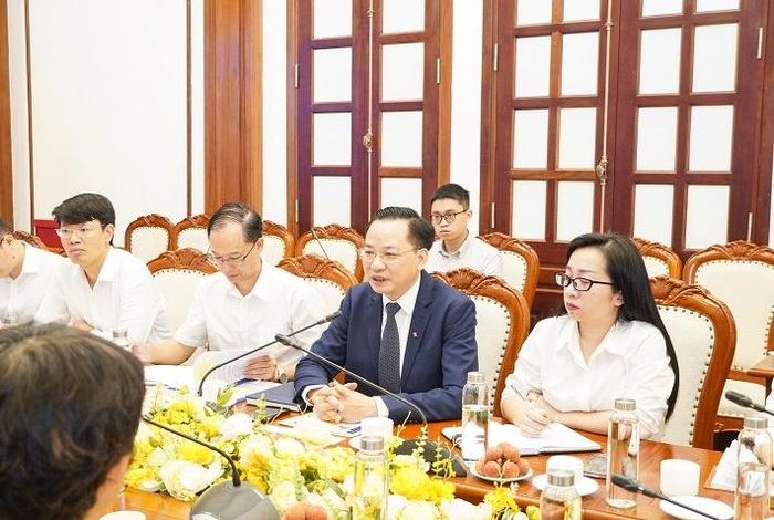 Ông Nguyễn Hữu Tú, Tổng giám đốc Tập đoàn phát biểu