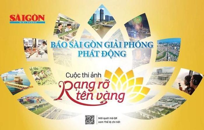 Báo Sài Gòn Giải Phóng phát động cuộc thi ảnh chủ đề Rạng rỡ tên vàng, dành cho mọi công dân trong và ngoài nước, người nước ngoài sinh sống tại Việt Nam. (Ảnh: BTC)