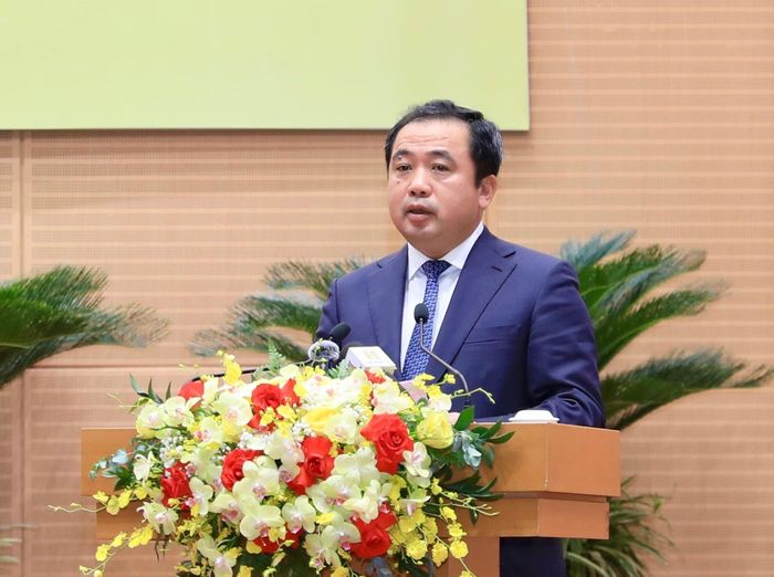 Bí thư Thành ủy Hà Nội Trần Đức Thắng.
