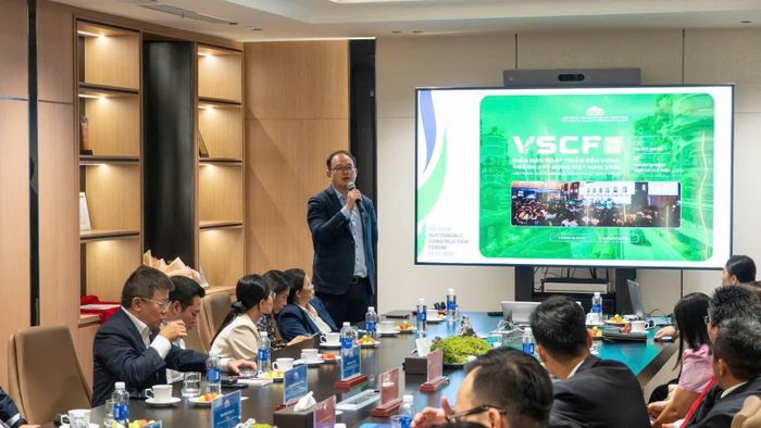 KTS Vũ Linh Quang, Phó Chủ tịch kiêm Tổng thư ký Hiệp hội Doanh nghiệp Xanh TP.HCM (HGBA), chia sẻ về vật liệu xây dựng xanh