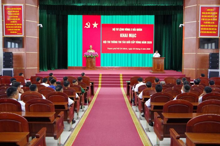 Toàn cảnh lễ khai mạc hội thi.