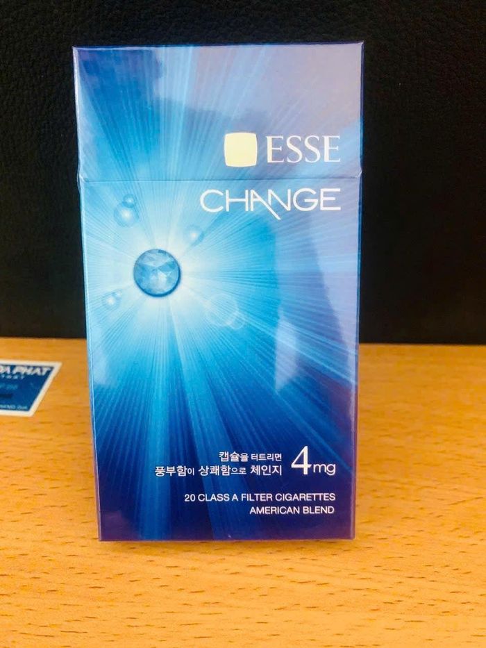 Thuốc lá điếu giả nhãn hiệu ESSE Change 4mg. Ảnh: HQ