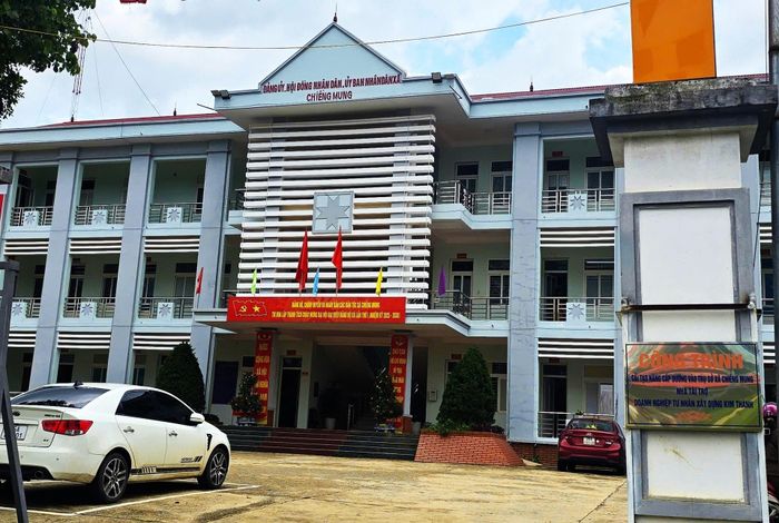 Trụ sở UBND xã Chiềng Mung, tỉnh Sơn La.