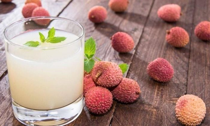Nước ép vải tốt cho sức khỏe. Ảnh minh họa.