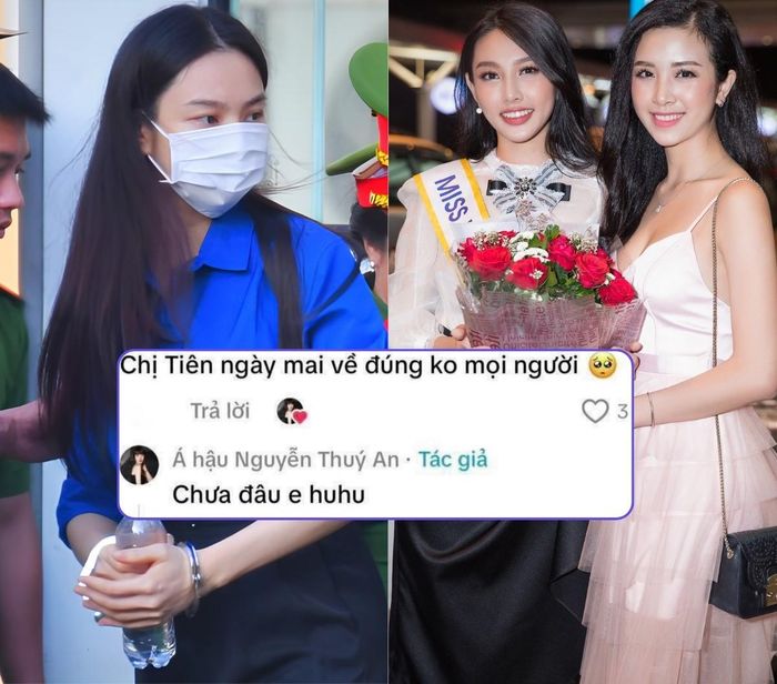 Á hậu Thúy An chia sẻ về Thùy Tiên.