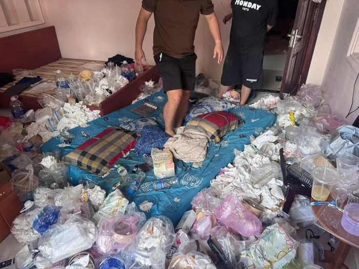 Nguyễn Tuấn Kiệt và căn phòng ngập rác sau khi sử dụng ma túy