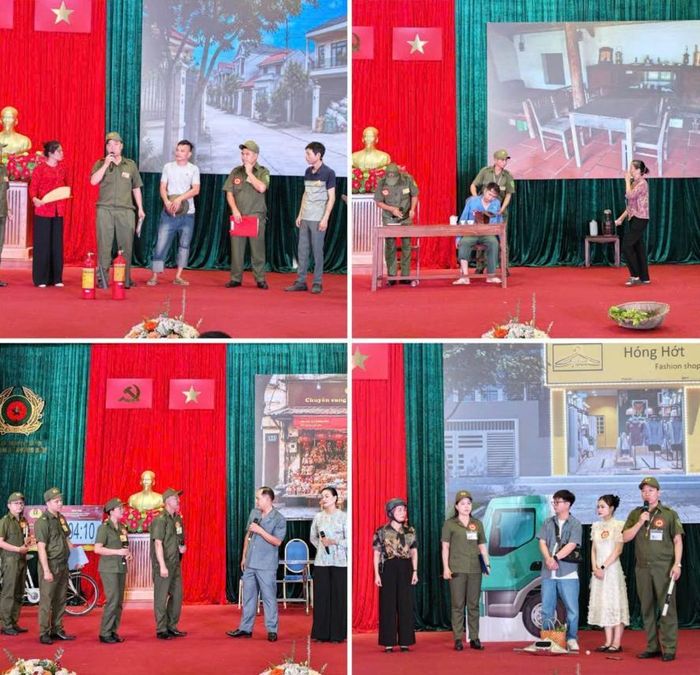 Phần thi xử lý tình huống đem lại nhiều suy ngẫm. Ảnh: Cơ quan Công an cung cấp