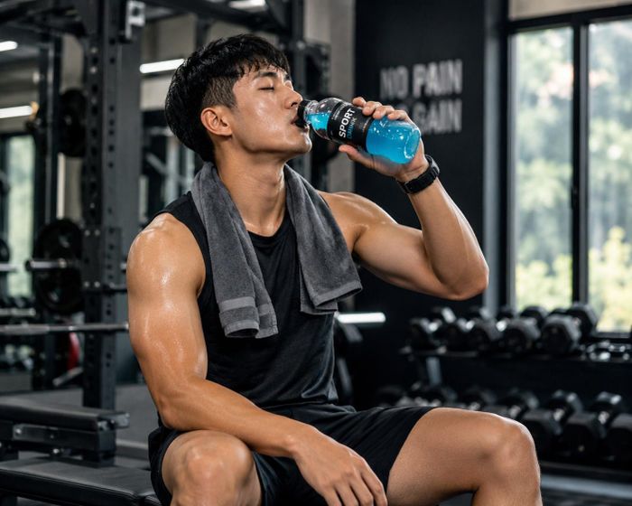 Đồ uống thể thao thường được sử dụng trong các môn thể thao sức bền hoặc các buổi tập có cường độ cao.