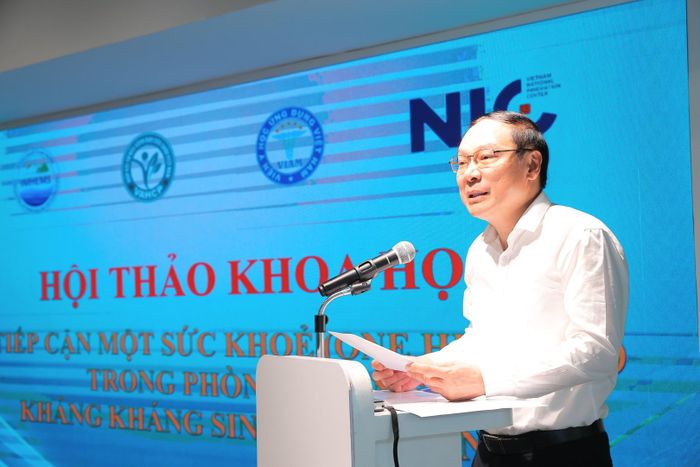 Thứ trưởng Bộ Nông nghiệp và Môi trường Lê Công Thành phát biểu.