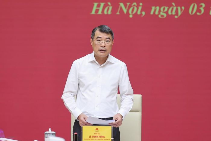 Thủ tướng Lê Minh Hưng phát biểu. Ảnh: Nhật Bắc