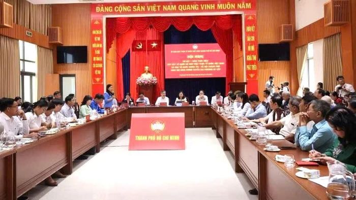 Quang cảnh hội nghị sơ kết. Ảnh: VL.