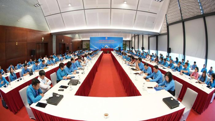 Quang cảnh hội nghị tại Trung tâm thảo luận số 5. Ảnh: Quang Vinh