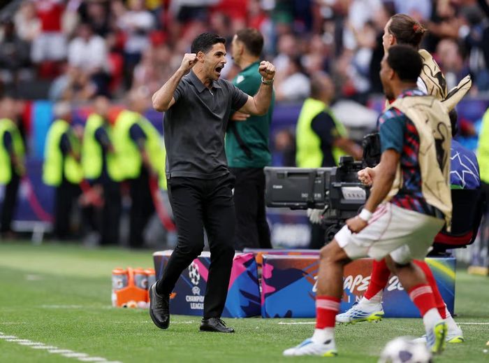  Nhìn chung Mikel Arteta cùng các học trò đã có 1 mùa giải thành công. ẢNH: Carl Recine 