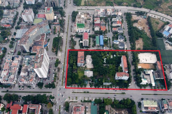  Dự án Trường Tiểu học và THCS Thanh Hoa (khung đỏ) kéo dài hơn 1 thập kỷ vẫn chưa hoàn thành. 