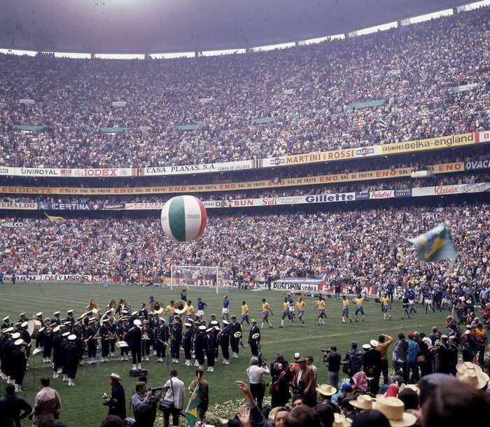 Quang cảnh trận chung kết World Cup 1970