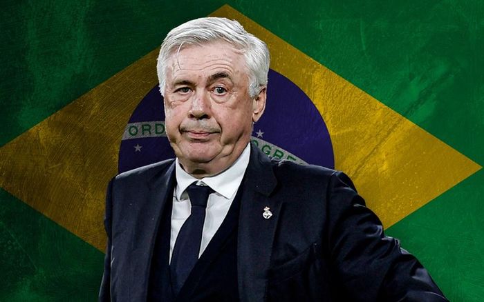 HLV Carlo Ancelotti là nhà cầm quân người nước ngoài đầu tiên dẫn dắt đội tuyển Brazil tại một kỳ World Cup
