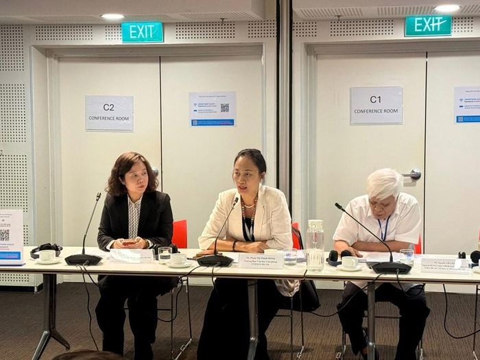 Trưởng Ban Văn hóa (Văn phòng UNESCO tại Hà Nội) Phạm Thị Thanh Hường phát biểu