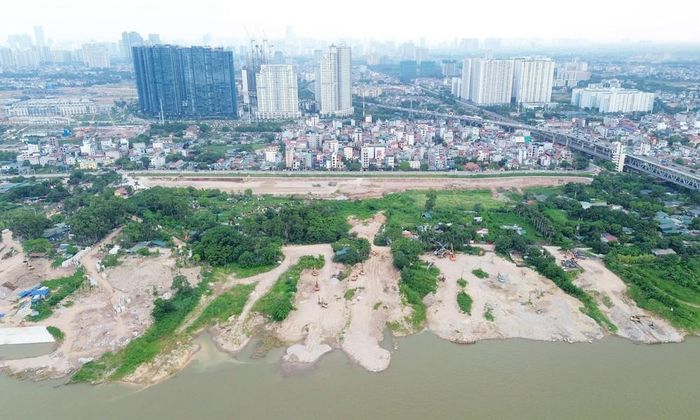 Công viên đầu tiên trên Trục đại lộ cảnh quan sông Hồng chuẩn bị được triển khai