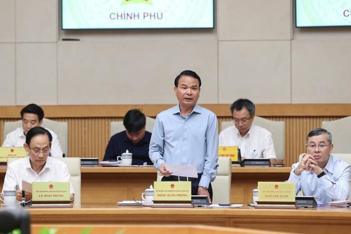 Bộ trưởng, Chủ nhiệm Văn phòng Chính phủ Đặng Xuân Phong phát biểu - Ảnh: VGP/Nhật Bắc