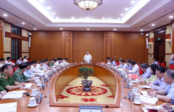 Tổng Bí thư, Chủ tịch nước Tô Lâm phát biểu chỉ đạo.
