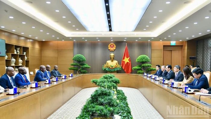  Quang cảnh buổi tiếp. (Ảnh: Thanh Giang) 