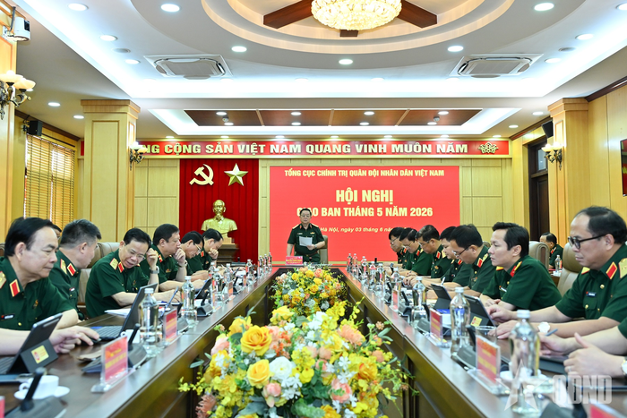  Đại tướng Nguyễn Trọng Nghĩa chủ trì hội nghị. 