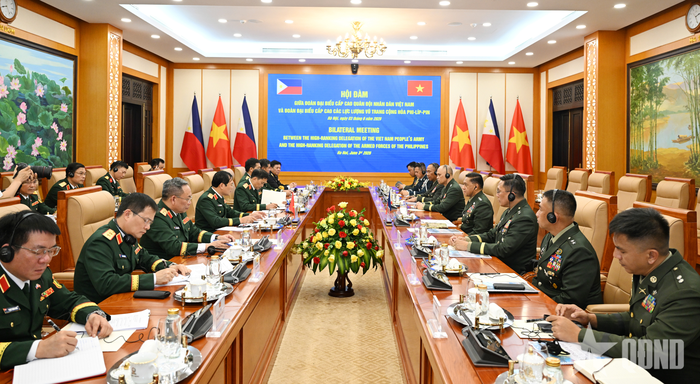  Quang cảnh hội đàm. Ảnh: TUẤN HUY 