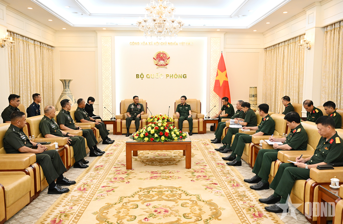  Quang cảnh buổi tiếp. Ảnh: TUẤN HUY 