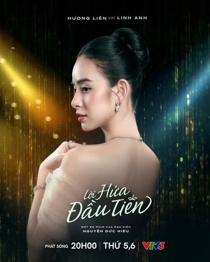 Bên cạnh cuộc sống gia đình, Hương Liên mở rộng hoạt động nghệ thuật bằng việc tham gia diễn xuất. Cô đảm nhận vai Linh Anh trong phim truyền hình "Lời hứa đầu tiên" của đạo diễn Nguyễn Đức Hiếu. Ảnh: FB Hương Liên.