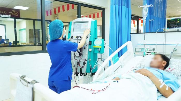 Lọc máu liên tục cứu bệnh nhân viêm tụy cấp - Ảnh BVCC