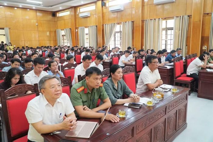 Các đại biểu dự Hội nghị triển khai Kỳ thi tốt nghiệp THPT năm 2026 tỉnh Nghệ An. Ảnh: Hồ Lài