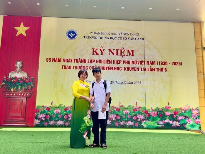 Trung là cựu học sinh Trường THCS Vân Canh niên khóa 2021-2025.