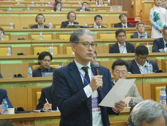 Đại diện các doanh nghiệp, nhà đầu tư Nhật Bản nêu nhiều kiến nghị liên quan đến môi trường đầu tư tại tỉnh Hưng Yên. Ảnh: Đinh Chiến