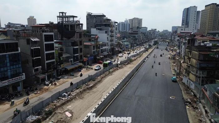 Dự án Vành đai 1 đoạn Hoàng Cầu - Voi Phục được thiết kế với mặt cắt ngang 50m khi hoàn thành.