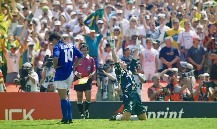  Nỗi đau Baggio và niềm hạnh phúc vô bờ của Taffarel. (Ảnh: Getty Images) 