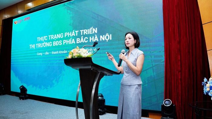  Bà Phạm Thị Miền, Phó Viện trưởng Viện Nghiên cứu đánh giá thị trường bất động sản Việt Nam. 