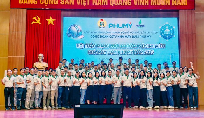 Hội thảo Mạng lưới An toàn vệ sinh viên Nhà máy Đạm Phú Mỹ năm 2026 mang đến nhiều nội dung đổi mới, gắn chặt với thực tiễn sản xuất.