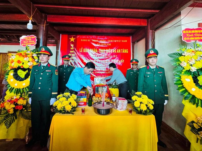Ngày 25/1/1967, hạ sĩ, Tiểu đội phó Lương Truyền Thuyết đã anh dũng hy sinh khi làm nhiệm vụ quốc tế cao cả. (Ảnh: UBND xã Châu Khê).